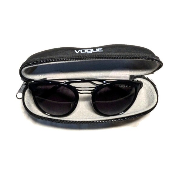 VOGUE SUNGLASSES w/Case VO5132-S BLACK FULL RIM 52 22 135 3P - Picture 4 of 10